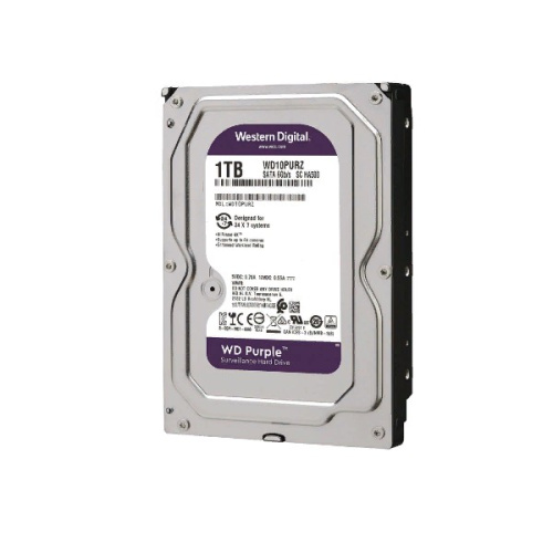 1 ТБ Жесткий диск WD Purple [WD10PURZ] [SATA III, 6 Гбит/с, 5400 об/мин, кэш память - 64 МБ, RAID Edition]