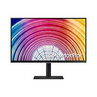 27" Монитор Samsung LS27A600NWMXUE черный [2560x1440@75 Гц, IPS, LED, 3000:1, 300 Кд/м², 178°/178°, DisplayPort, HDMI 1.4 x2]