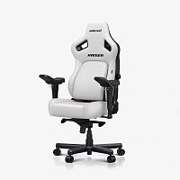 Кресло игровое AndaSeat Kaiser 4 XL белый [экокожа (PVC), до 180 кг, 5D подлокотники, качание]