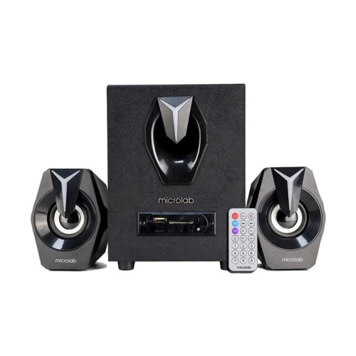 Microlab Subwoofer G100BT Gaming RGB 2.1 BLACK 14W (8W+3W*2) USB, Bluetooth 5.0