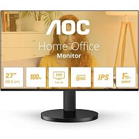 27" Монитор AOC 27B3HA2 черный [1920x1080@100 Гц, IPS, 300 Кд/м², 178°/178°, HDMI, VGA, динамики 2x2 Вт, Adaptive-Sync]