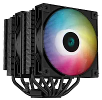 Кулер для процессора DEEPCOOL AG620 BLACK ARGB [основание - медь, 1850 об/мин, 29.4 дБ, 4 pin, 260 Вт]