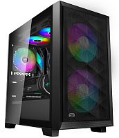 Корпус PCCooler C3D310 ARGB черный [Mini-Tower, Micro-ATX, Mini-ITX, USB 3.2 Gen 1 Type-A, ARGB вентиляторы, 2 x 120 мм]