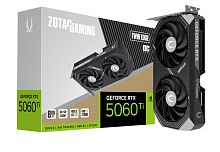 Видеокарта ZOTAC GAMING GeForce RTX 5060 Ti Twin Edge OC 8GB [PCIe 5.0, GPU 2407 МГц, 8 ГБ GDDR7, 128 бит, 3 x DisplayPort, HDMI]