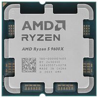 Процессор AMD Ryzen 5 9600X OEM [AM5, 6 x 3.9 ГГц, L2 - 6 МБ, L3 - 32 МБ, 2 х DDR5-5600 МГц, TDP 65 Вт]