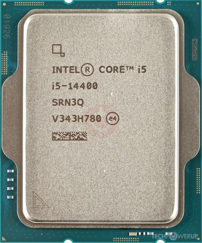 Процессор Intel Core i5-14400 OEM [LGA 1700, 6P x 2.5 ГГц, 4E x 1.8 ГГц, L2 - 9.5 МБ, L3 - 20 МБ, 2 х DDR4, DDR5-4800 МГц, TDP 148 Вт]