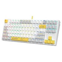 Клавиатура проводная A4Tech Bloody S87 Energy White
[механическая BLMS Red Plus, клавиш — 87, USB Type-A, RGB, TKL, Hot-Swap]