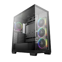 Корпус DeepCool CG580 4F V2 BK черный
[Mid‑Tower, ATX, Micro‑ATX, Mini‑ITX, USB 3.2 Gen 1 Type‑A ×2, USB 3.2 Gen 2 Type‑C ×1, HD Audio, ARGB вентиляторы, поддержка 360 мм радиаторов]
