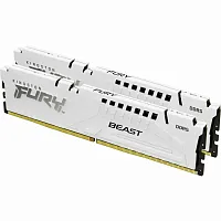 Оперативная память Kingston FURY Beast White [KF556C40BWK2-32] 32 ГБ
[DDR5, 16 ГБx2 шт, 5600 МГц, 40(CL)-40-40]
