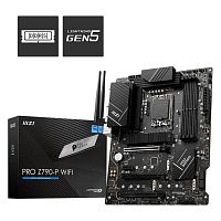Материнская плата MSI PRO Z790-P WIFI [LGA 1700, Intel Z790, ATX, 4×DDR5 до 256 ГБ, 4×M.2, 2.5 GbE, Wi-Fi 6E, 8×USB в т.ч. Type-C]