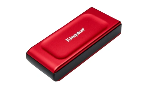 1 ТБ внешний SSD Kingston XS1000R [USB 3.2 Gen 2, чтение — до 1050 МБ/с, запись — до 1000 МБ/с, компактный дизайн, красный]