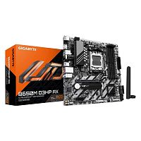 Материнская плата GIGABYTE B650M D3HP AX [AM5, AMD B650, mATX, 4×DDR5 до 256 ГБ, 2×M.2, 2.5 GbE, Wi-Fi 6E, 6×USB в т.ч. Type-C]