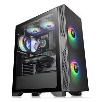 Корпус Thermaltake Versa T25 TG черный [Mid-Tower, Micro-ATX, Mini-ITX, Standard-ATX, USB 2.0 Type-A, USB 3.2 Gen1 Type-A, 1 x 120 мм]
