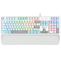 Клавиатура проводная A4Tech Bloody S515R Icy White
[механическая BLMS Red, клавиш — 104, USB Type-A, RGB, с подставкой для кистей]