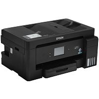 МФУ струйное Epson L14150 [цветная печать, A3, 4800x1200 dpi, ч/б - 17 стр/мин (А4), факс, АПД, Ethernet (RJ-45), USB Type-B, Wi-Fi, СНПЧ]