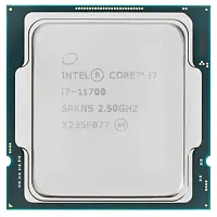 Процессор Intel Core i7-11700 OEM [LGA 1200, 8 x 2.5 ГГц, L2 - 4 МБ, L3 - 16 МБ, 2 х DDR4-3200 МГц, Intel UHD Graphics 750, TDP 65 Вт]