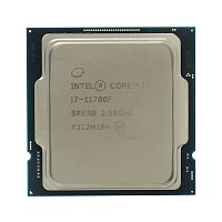 Процессор Intel Core i7-11700F OEM [LGA 1200, 8 x 2.5 ГГц, L2 - 4 МБ, L3 - 16 МБ, 2 х DDR4-3200 МГц, TDP 65 Вт]