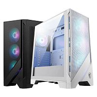 Корпус MSI MAG FORGE 320R AIRFLOW черный [Mid-Tower, ATX/mATX/Mini-ITX, стекло, 4 вентилятора ARGB]