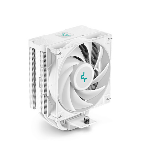 Кулер для процессора DEEPCOOL AG400 DIGITAL WH ARGB [основание - алюминий\медь, 2100 об/мин, 31.6 дБ, 4 pin, 220 Вт]