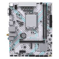 Материнская плата MAXSUN MS-B660M GAMING WIFI ICE [LGA 1700, Intel B660, mATX, 2×DDR4, 1×M.2, 1 GbE, Wi-Fi 5, 6×USB]