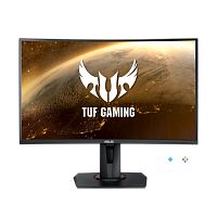 27" Монитор изогнутый ASUS TUF Gaming VG27WQ черный [2560x1440@165Гц, VA, LED, 3000:1, 300 Кд/м², 178°/178°, DisplayPort 1.2, HDMI 2.0x2, AMD FreeSync Premium, 1500R]