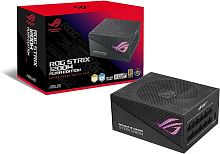 Блок питания ASUS ROG STRIX AURA 1200W [1200 Вт, 80+ Gold, APFC, 20 + 4 pin,2x 4+4 pin CPU, ATX 3.0, 5 SATA, 16 pin PCI-E Gen5, 2x8pin PCI-E]