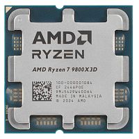 Процессор AMD Ryzen 7 9800X3D OEM [AM5, 8 x 4.7 ГГц, L2 - 8 МБ, L3 - 96 МБ, 2 х DDR5-5600 МГц, TDP 120 Вт]