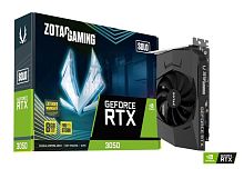 Видеокарта ZOTAC GAMING GeForce RTX 3050 ECO Solo 8GB [PCIe 4.0, GPU 1552 МГц, 8 ГБ GDDR6, 128 бит, 3 x DisplayPort, HDMI]