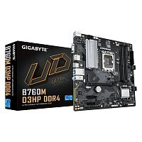 Материнская плата GIGABYTE B760M D3HP DDR4 [LGA 1700, Intel B760, mATX, 4×DDR4 до 128 ГБ, 2×M.2, 1 GbE, 5×USB]