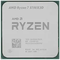 Процессор AMD Ryzen 7 5700X3D OEM [AM4, 8 x 3 ГГц, L2 - 4 МБ, L3 - 96 МБ, 2 х DDR4-3200 МГц, TDP 105 Вт]