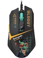Мышь проводнаяA4Tech Bloody W63 Max Renegade черный [12000 dpi, USB Type-A, кнопки - 7]