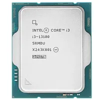 Процессор Intel Core i3-13100 OEM [LGA 1700, 4 x 3.4 ГГц, L2 - 5 МБ, L3 - 12 МБ, 2 х DDR4, DDR5-4800 МГц, Intel UHD Graphics 730, TDP 89 Вт]