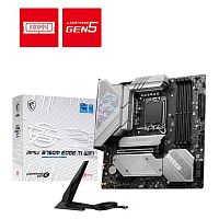 Материнская плата MSI MPG B760M EDGE TI WIFI [LGA 1700, Intel B760, mATX, 4×DDR5 до 256 ГБ, 3×M.2, 2.5 GbE, Wi-Fi 6E, 8×USB в т.ч. Type-C]