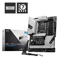 Материнская плата MSI PRO Z790-A MAX WIFI [LGA 1700, Intel Z790, ATX, 4×DDR5 до 256 ГБ, 4×M.2, 2.5 GbE, Wi-Fi 7, 8×USB в т.ч. Type-C]