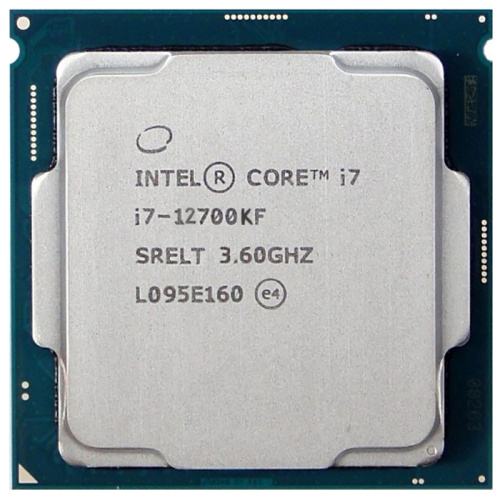 Процессор Intel Core i7-12700KF OEM [LGA 1700, 8P x 3.6 ГГц, 4E x 2.7 ГГц, L2 - 12 МБ, L3 - 25 МБ, 2 х DDR4, DDR5-4800 МГц, TDP 190 Вт]