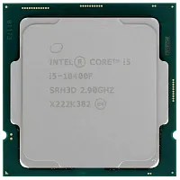 Процессор Intel Core i5-10400F OEM [LGA 1200, 6 x 2.9 ГГц, L2 - 1.5 МБ, L3 - 12 МБ, 2 х DDR4-2666 МГц, TDP 65 Вт]