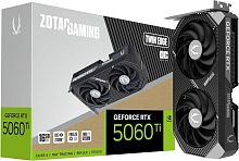 Видеокарта ZOTAC GAMING GeForce RTX 5060 Ti AMP 16GB [PCIe 5.0, GPU 2407 МГц, 16 ГБ GDDR7, 128 бит, 3 x DisplayPort, HDMI]