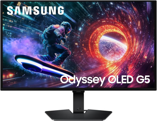 27" Монитор Samsung Odyssey G5 LS27FG502SIXCI черный
[2560x1440@180 Гц, OLED, 1.0M:1, 200 Кд/м², 178°/178°, DisplayPort 1.2, HDMI 2.0, AMD FreeSync, G-Sync]