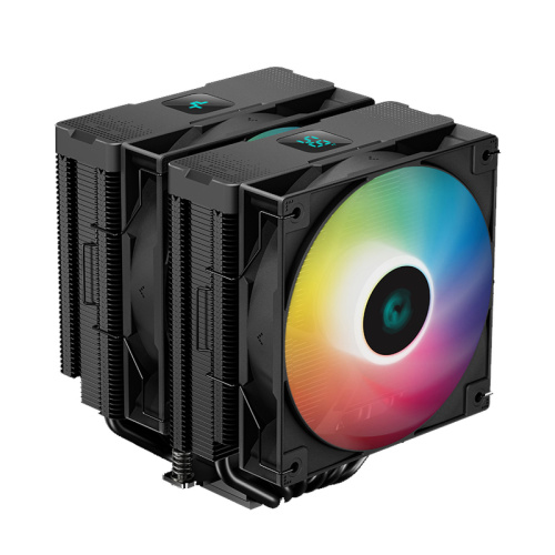 Кулер для процессора DEEPCOOL AG620 DIGITAL BK ARGB [основание - медь, 1950 об/мин, 29.4 дБ, 4 pin, 260 Вт]