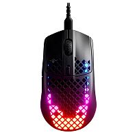 Мышь проводная SteelSeries Aerox 3 Onyx чёрный [200–8500 dpi, USB Type-C, радиоканал, кнопки – 6]