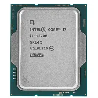 Процессор Intel Core i7-12700 OEM [LGA 1700, 8P x 2.1 ГГц, 4E x 1.6 ГГц, L2 - 12 МБ, L3 - 25 МБ, 2 х DDR4, DDR5-4800 МГц, Intel UHD Graphics 770, TDP 180 Вт]