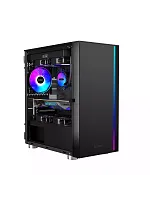 Корпус PC Cooler LM300 ARGB BK черный [Mid-Tower, Micro-ATX, Mini-ITX, Standard-ATX, USB 3.0 Type-A, 2xUSB Type-A 2.0, RGB 1 x 120 мм]