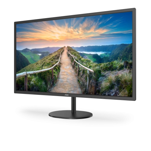 31.5" Монитор AOC Q32V4 черный [2560x1440@75 Гц, IPS, LED, 1200:1, 250 Кд/м², 178°/178°, DisplayPort 1.2, HDMI 1.4, Adaptive-Sync]