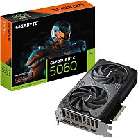 Видеокарта GIGABYTE GeForce RTX 5060 WINDFORCE OC 8G [8 ГБ, 128 бит, 3×DisplayPort, HDMI, Boost 2512 МГц]