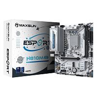 Материнская плата MAXSUN MS-ESPORT H810M WIFI ICE [LGA 1851, Intel H810, mATX, 2×DDR5, 2×M.2, 2.5 GbE, Wi-Fi 6, 7×USB в т.ч. Type-C]