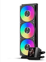 Система охлаждения PCCooler DC360 Pro ARGB Display черный
[120 мм - три секции, разъем помпы - 4 pin, радиатор - алюминий, LCD дисплей, ARGB подсветка]