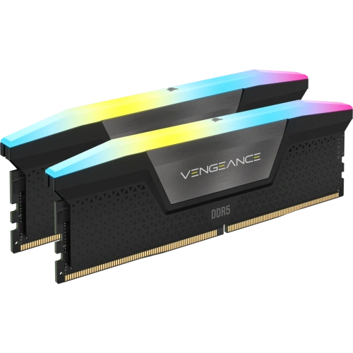 Оперативная память Corsair Vengeance RGB [CMH48GX5M2B6400C36] 48 ГБ [DDR5, 24 ГБx2 шт, 6400 МГц, 36-48-48-104]