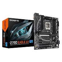 Материнская плата GIGABYTE Z790 EAGLE AX [LGA 1700, Intel Z790, ATX, 4×DDR5 до 256 ГБ, 3×M.2, 2.5 GbE, Wi-Fi 6E, 8×USB в т.ч. Type-C]