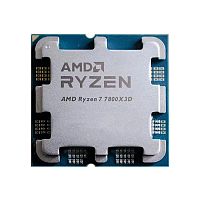Процессор AMD Ryzen 7 7800X3D [AM5, 8 x 4.2 ГГц, L2 - 8 МБ, L3 - 96 МБ, 2 х DDR5-5200 МГц, AMD Radeon Graphics, TDP 120 Вт]