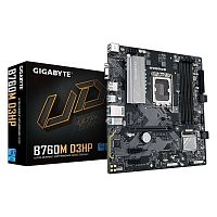 Материнская плата GIGABYTE B760M D3HP [LGA 1700, Intel B760, mATX, 4×DDR5 до 256 ГБ, 2×M.2, 1 GbE, 5×USB]